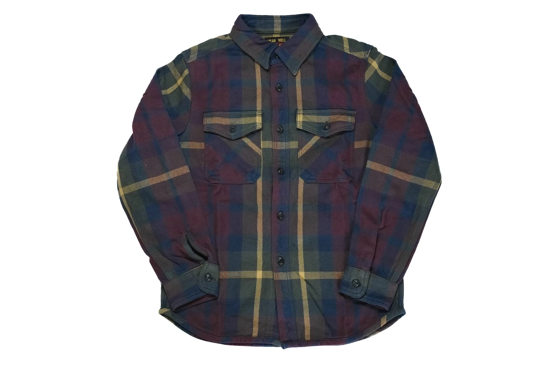 UES 15.5oz Ultra-Heavyweight Flannel Utility Workshirt (Maple Red)