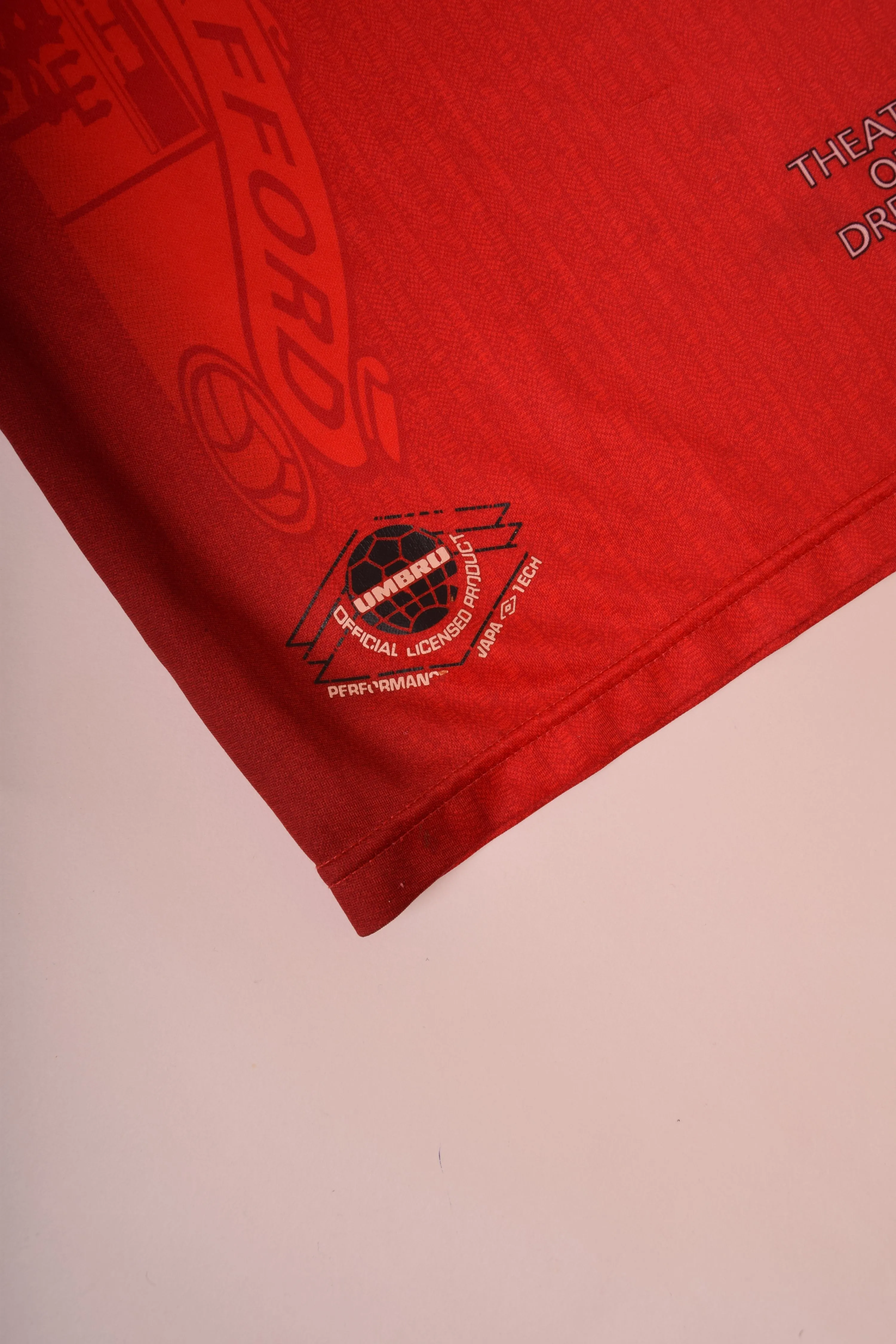 Umbro Manchester United 1997 - 1998 Home Football Shirt Size XL Red Sharp