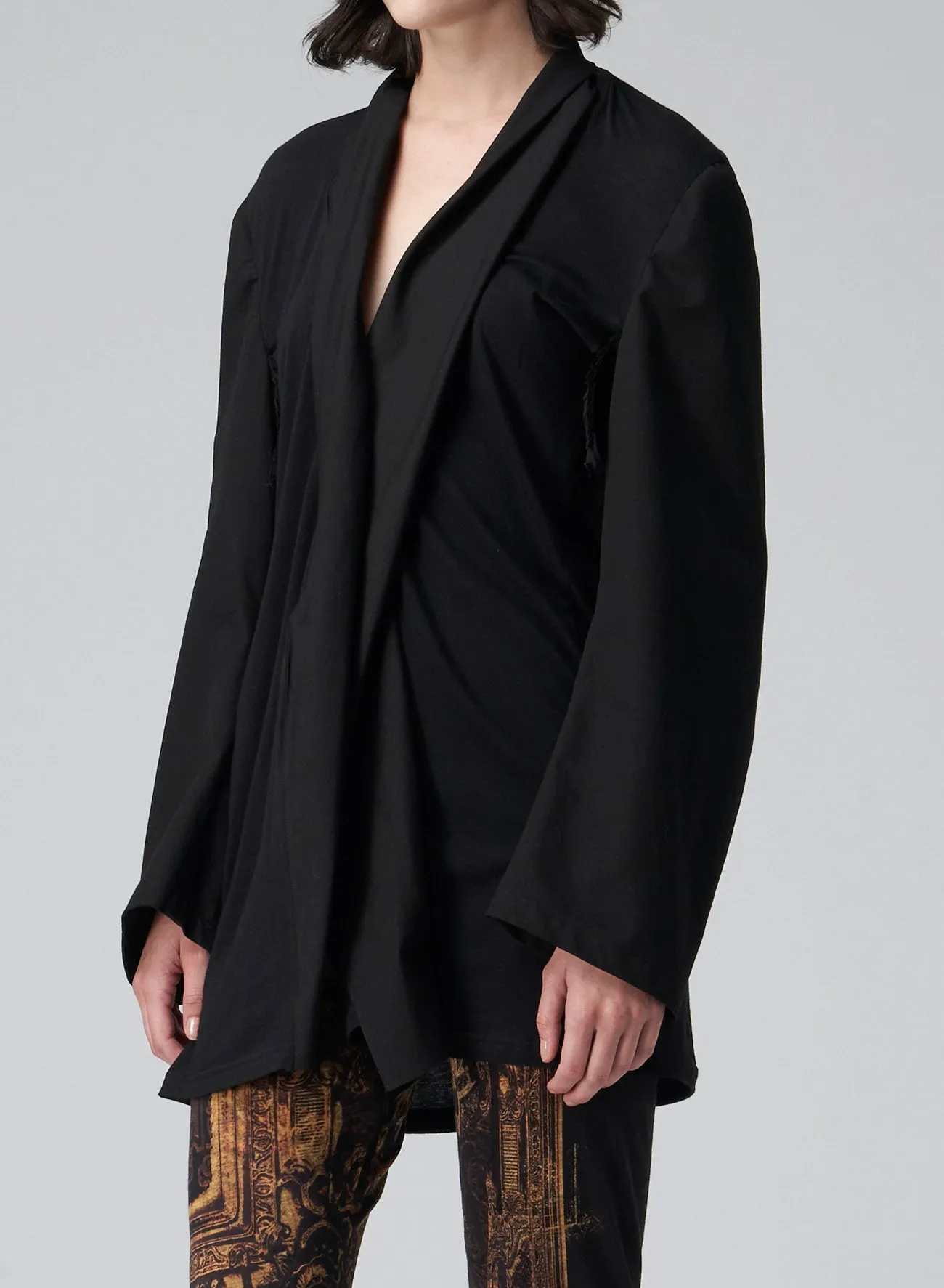 UNDER SLV GUSSET DRAPED JACKETS