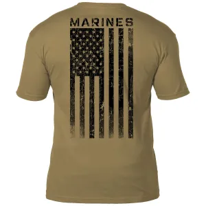 USMC Tactical Flag 7.62 Design Men's Marines T-Shirt