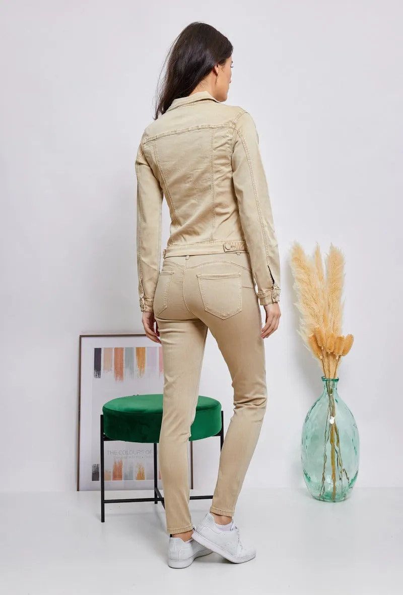Wholesale Cream Slim Colored Jacket