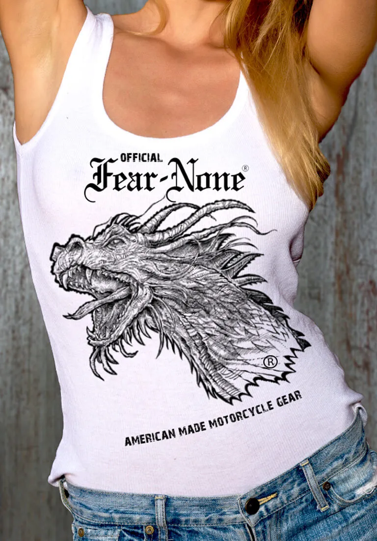 Women's American Dragon Rider White Tank