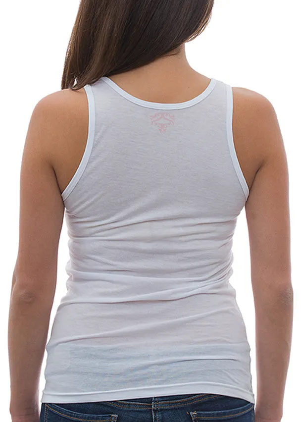 Women's American Dragon Rider White Tank