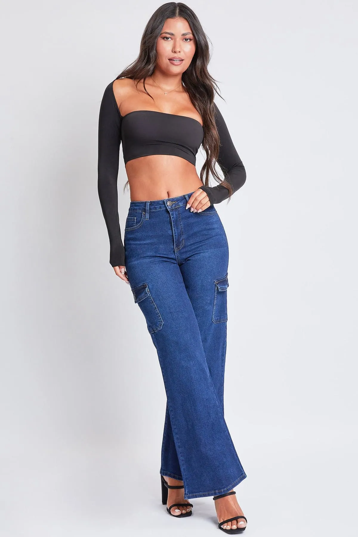 Women's Skater Cargo Wide Leg Jeans