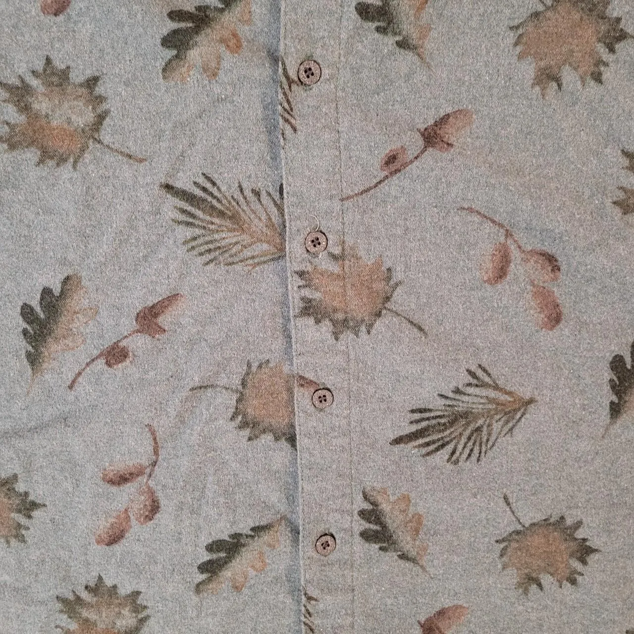 Women's Woolrich Fall Leaf Pattern Button-down
