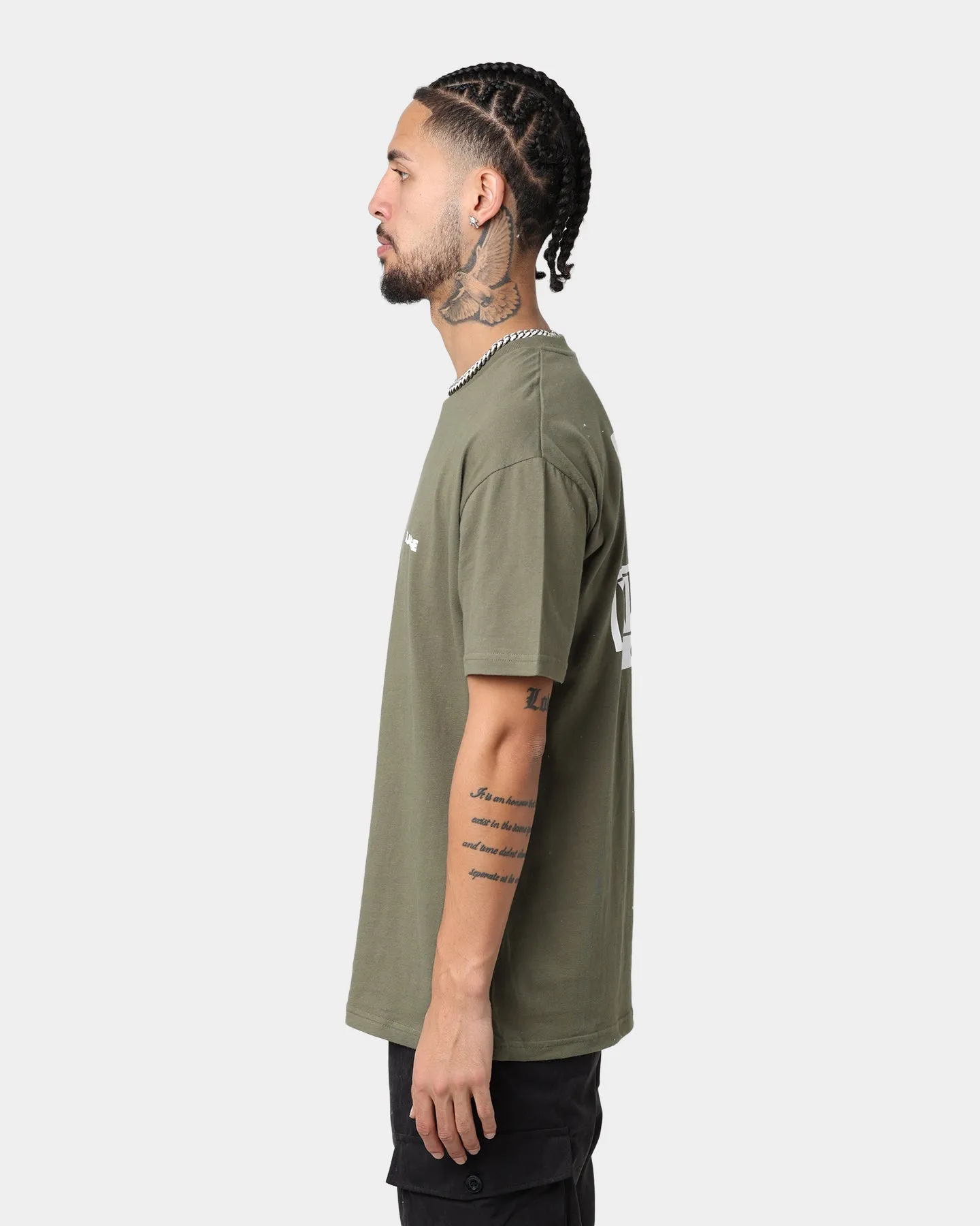 XLARGE 91 Text T-Shirt Military